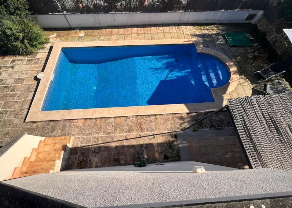 Chalet Con Piscina Sa Rapita Vila Exterior foto